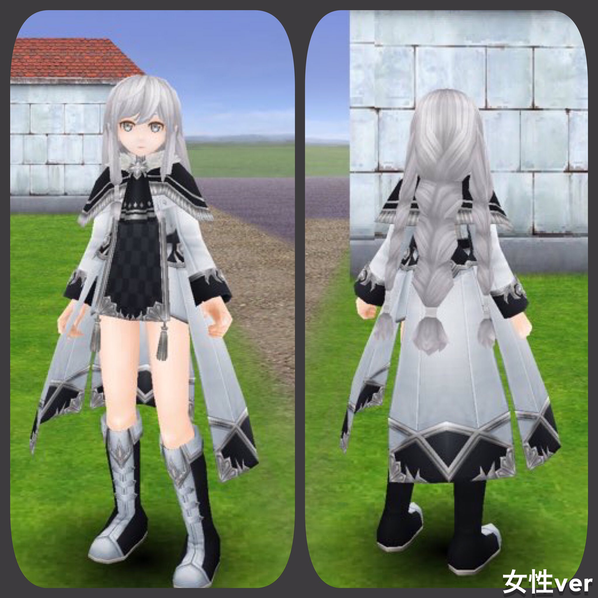 白 على تويتر カタログno 323 見た目装備 ホーリーローブ 重 ウィザードハット モノクル トーラム染色