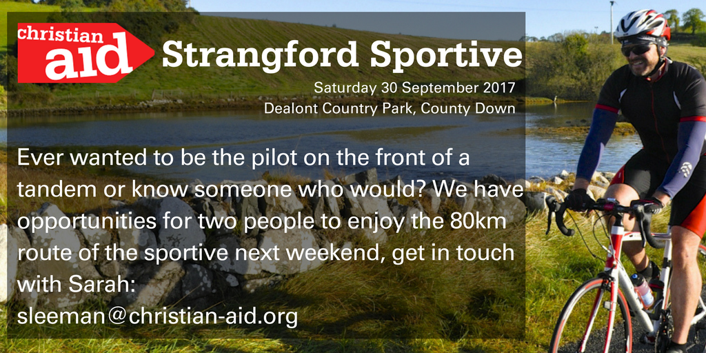 CAI_cycling's tweet photo. We require x2 #volunteers to pilot tandems on the 80km route of our upcoming #StrangfordSportive. Please RT &amp; help us spread the word! https://t.co/ijzcRCowVI