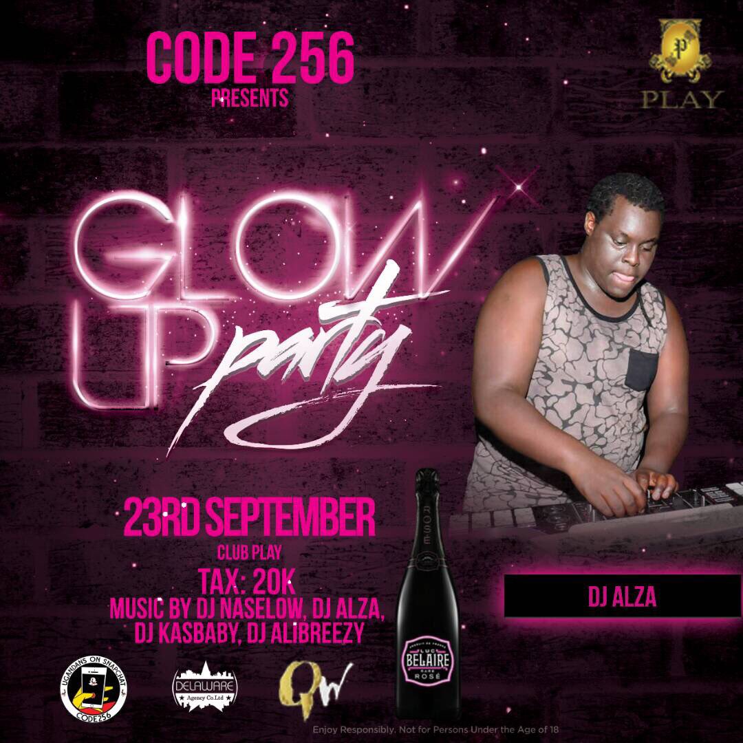paulsenabulya's tweet photo. the line up of Dj for this saturday.....#GlowUpParty @DJ_ALZA_ X @DjKasBaby X @djalibreezy X @naselow https://t.co/45o4r9RlCj