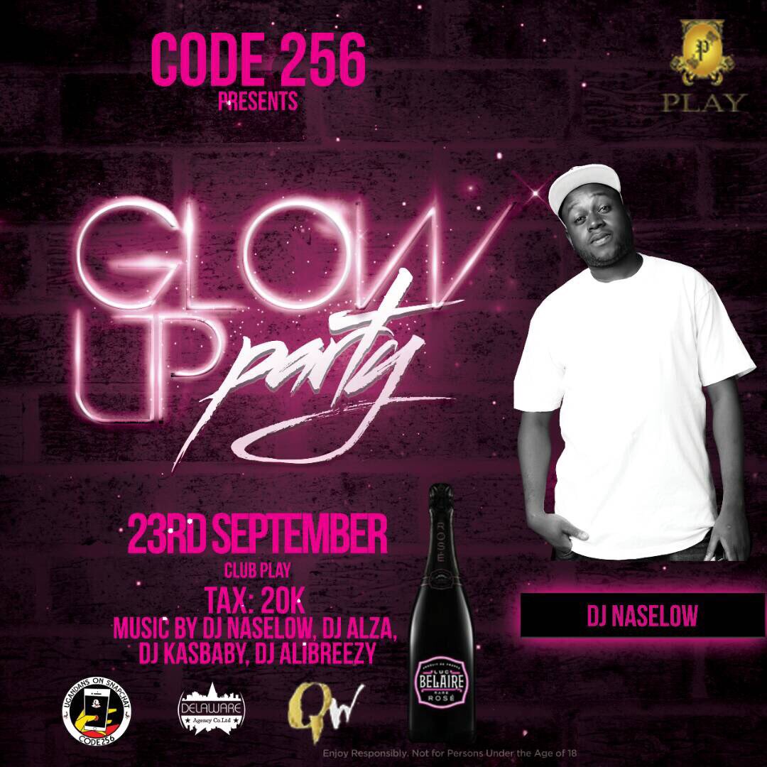 paulsenabulya's tweet photo. the line up of Dj for this saturday.....#GlowUpParty @DJ_ALZA_ X @DjKasBaby X @djalibreezy X @naselow https://t.co/45o4r9RlCj