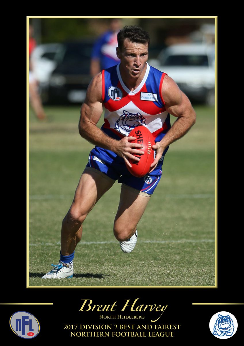 The A Plus Labour Solutions Division 2 Seniors Best and Fairest <a href="/NorthHeidelberg/">North Heidelberg SC</a> Brent Harvey <a href="/Boomer_29/">Brent Harvey</a> #NFLAwards