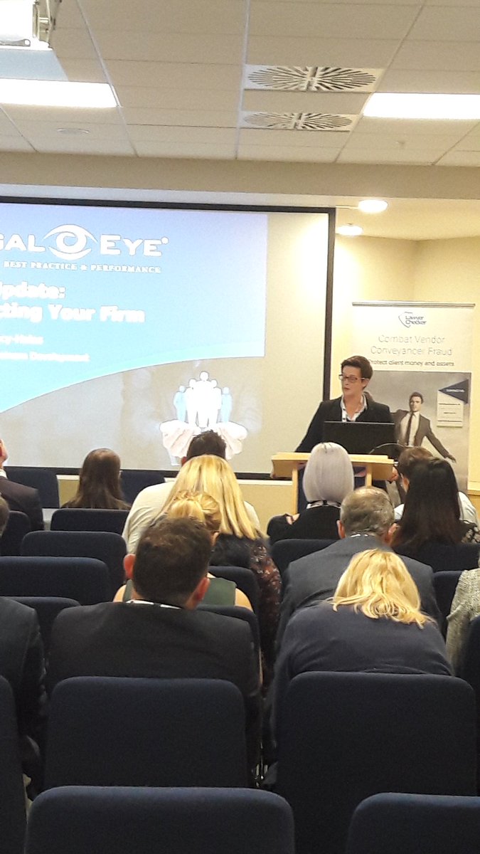 LegalEyeLtd's tweet photo. Time to hear from our own @hales_r in the third breakout session from @LawyerChecker @lfsconvawards https://t.co/FAl6kucWKk