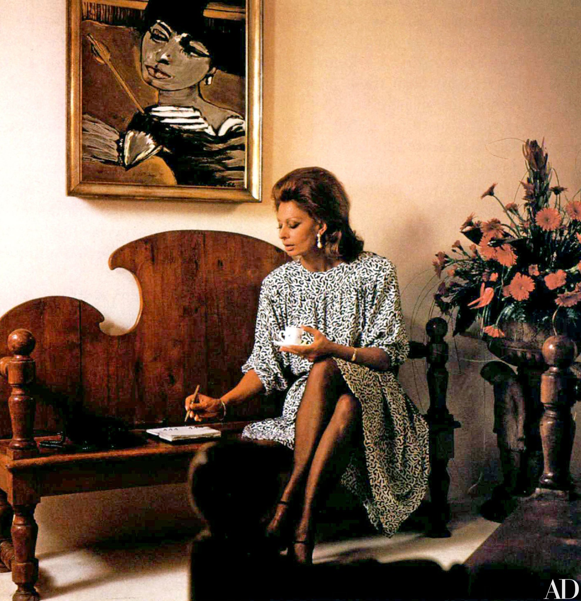 Happy birthday Soph! (...& a reminder that \"Sophia Loren at home\" is a mood to eternally strive for) 