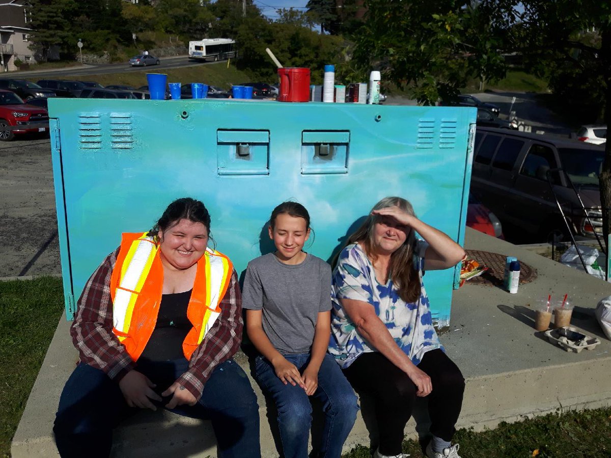 Supporting youth creativity with #Sudbury Street Art Project. Thank you <a href="/ONTrillium/">Ontario Trillium Foundation</a> !