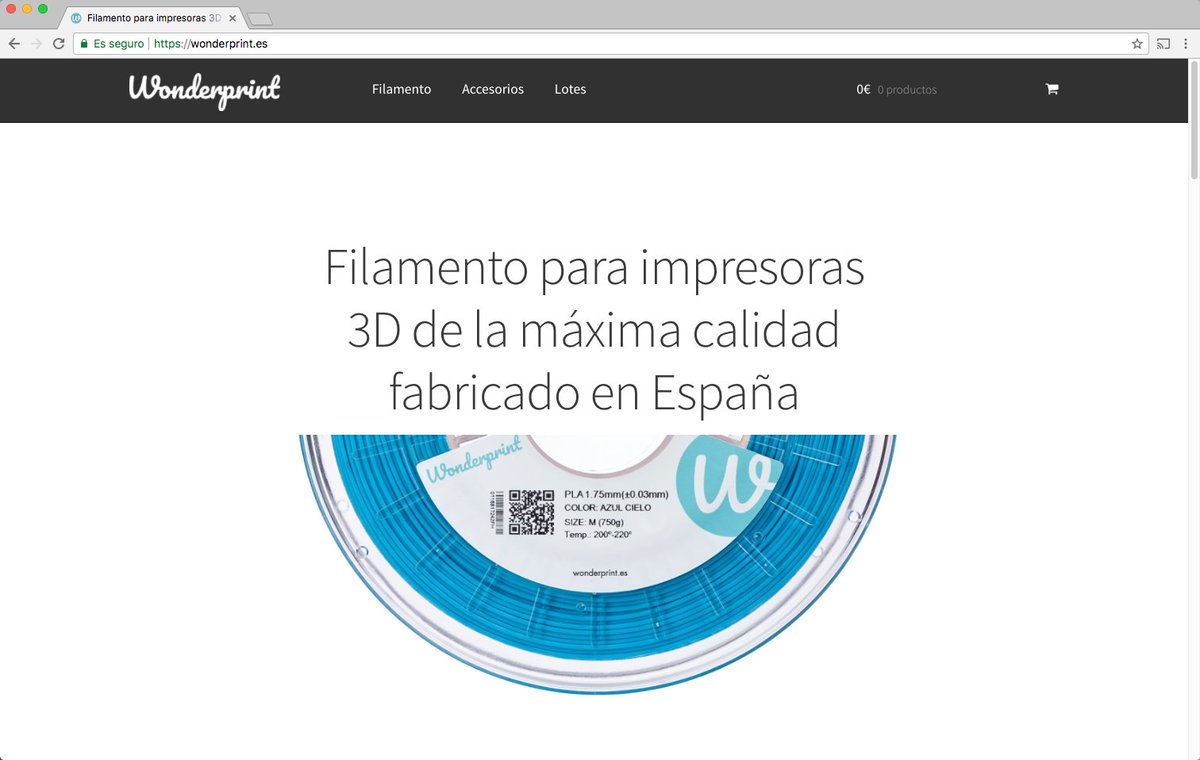 Ya estamos aquí! wonderprint.es #3dprint #3dprinting #3dprinter <a href="/3dprinted/">3dPrinted</a> #impresion3d #impresora3d #impresoras3d #filamento3d