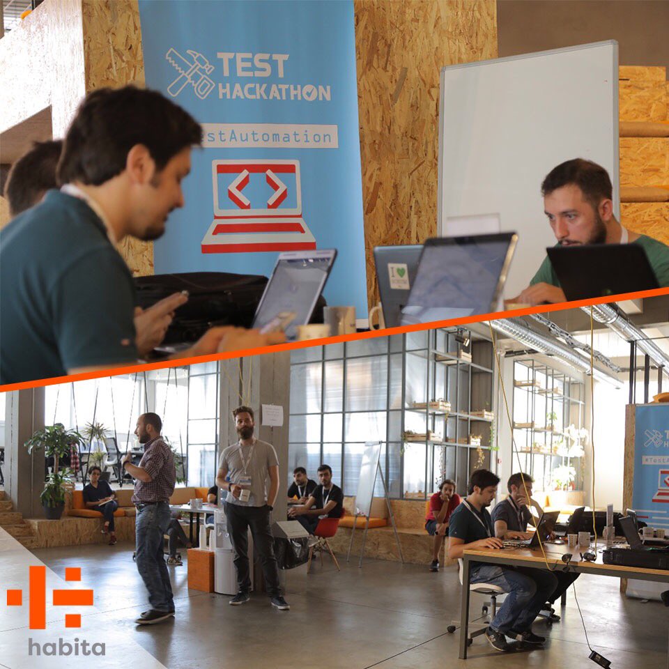 habita_co's tweet photo. @Keytorc ‘un düzenlediği Test Hackathon 2017 Habita'da devam ediyor.
#habita #coworking #testhackathon #testautomation https://t.co/VWMCPjSnMD