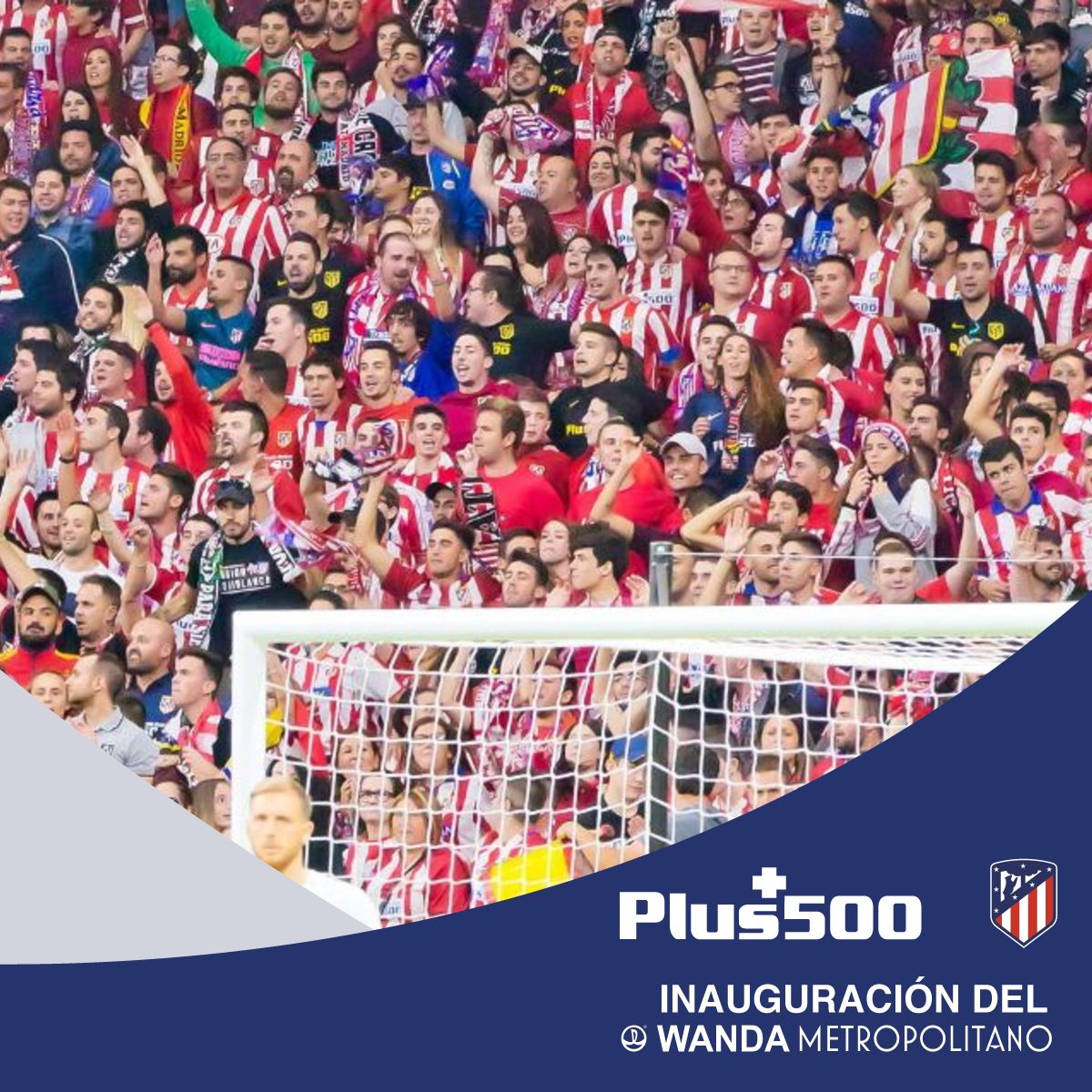 Asisia37's tweet photo. ¡Aquí me tenéis en el 360º de @Plus500 en la inauguración del Wanda @Metropolitano! https://t.co/jjVaqt3eav https://t.co/6j4bq51xo1