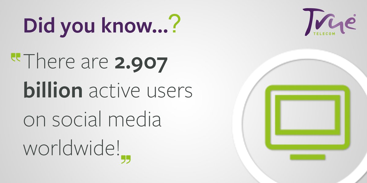 #DidYouKnow how many #socialmedia users there are worldwide? #funfact #socialnetworking #Wednesdaywisdom