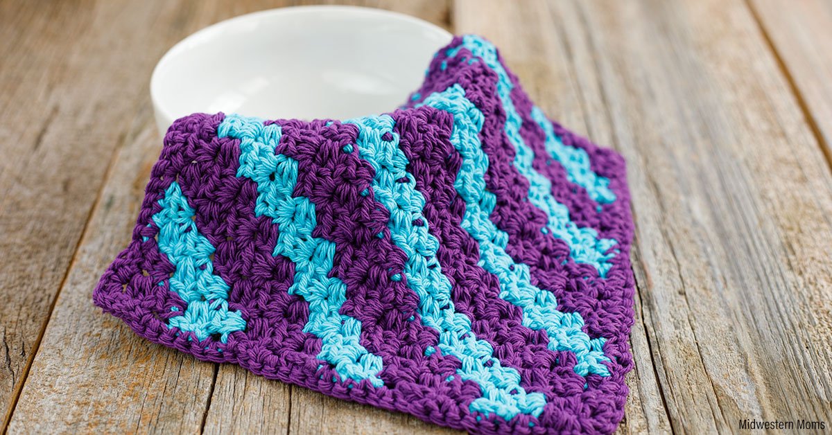 Midwest Dishcloth - Free Knitting Pattern - Truly Crochet