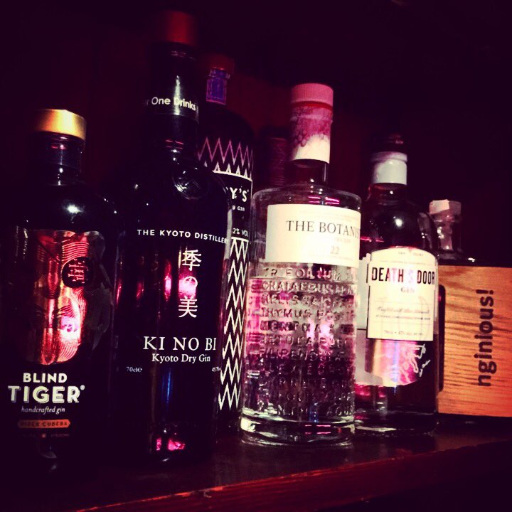 Just a small selection of some of our Gin... we bloody love it! Open from 5pm 😃 #gin #ginandtonic #mcr #speakeasy