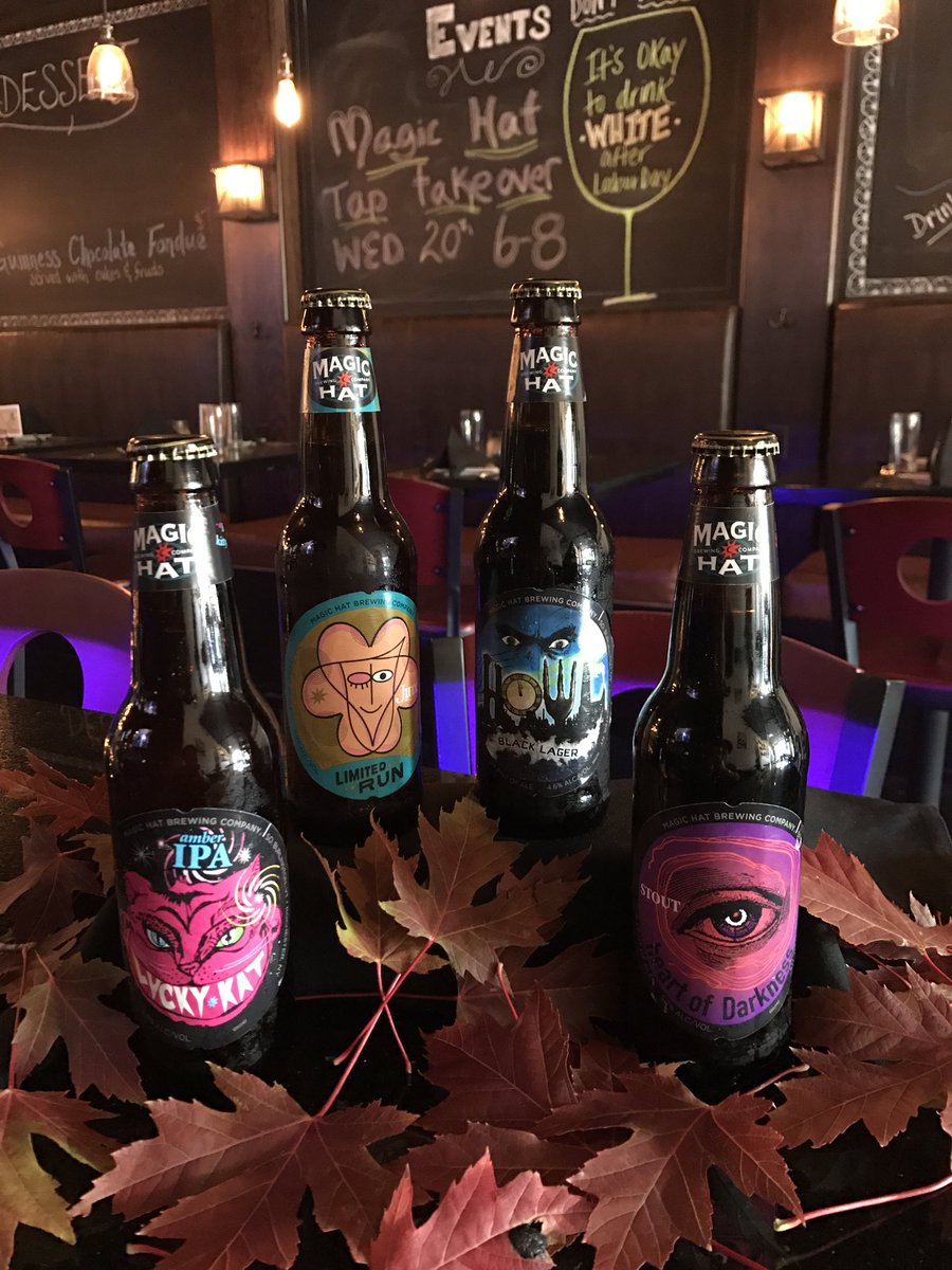 Tonight (9-20-17) at Spokes, Magic Hat brewery!!