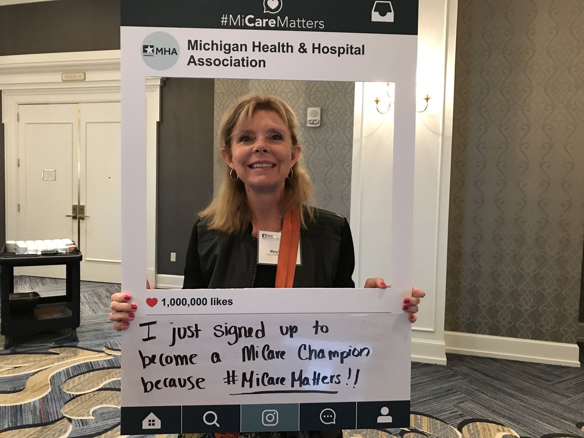 MIHospitalAssoc's tweet image. Do you want to be an advocate for #healthcare in Michigan? Sign up to become a MiCare Champion today! micarematters.org #MiCareMatters