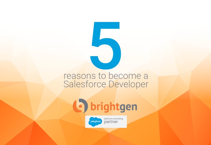 BrightGen's tweet photo. New Blog: #Salesforce skills are in demand! Considering a move? Here is why you should: https://t.co/oEDbWEo5Iz #TeamBrightGen https://t.co/01hmjWPnfe