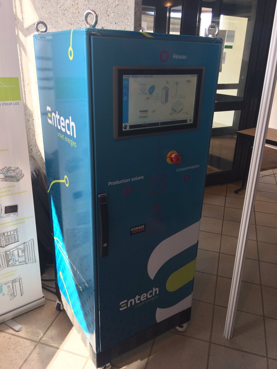 Un élément de réponse à l'enjeu de l'usine du futur, l'armoire de stockage et management de l'énergie! #BoosterDayPSA