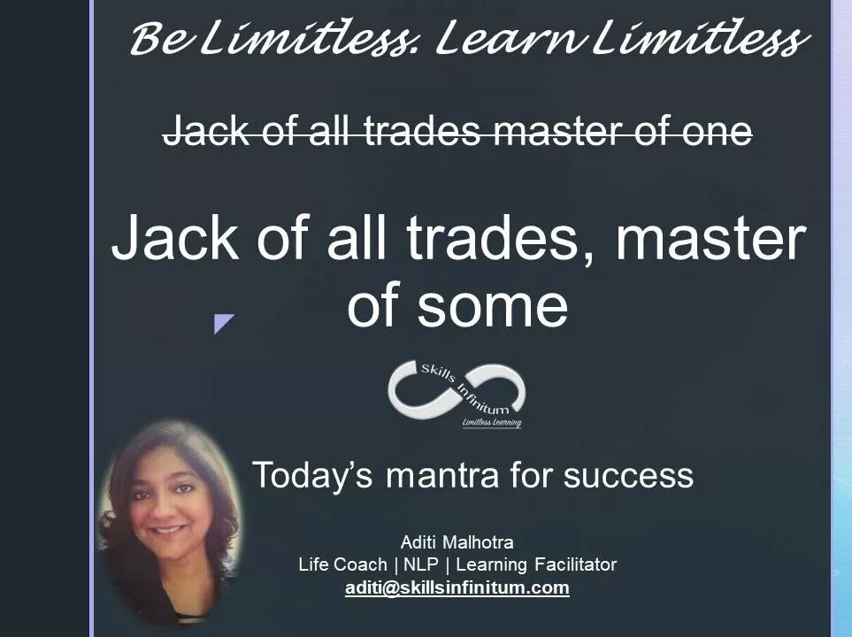 aditimalhotra's tweet photo. #skillsinfinitum #Leadership #coaching #belimitless #limitlesslearning https://t.co/Pz9nkj3vaF