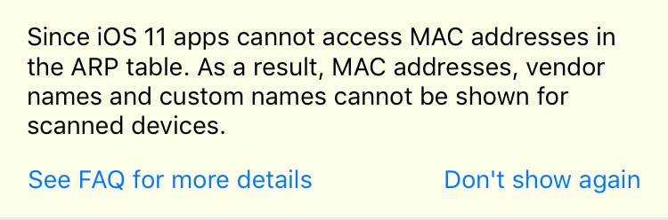 solvrdotcom's tweet image. Stupid @Apple. IOS 11 devices unusable for network pro.   Blocking ARP table disables network forensic apps.  #switchtoandroid.