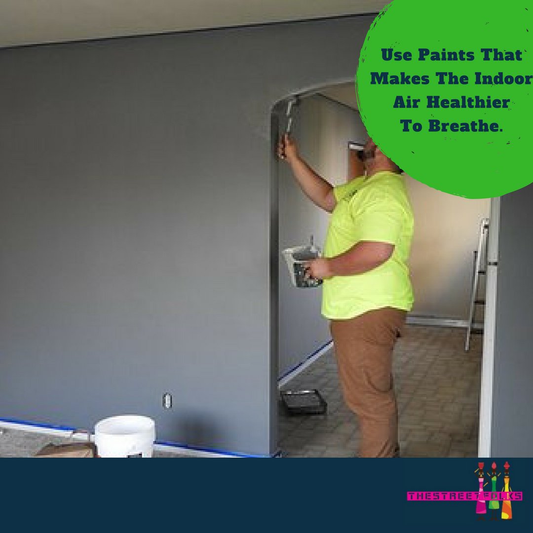 TheStreetFolks's tweet photo. #4thTip Choosing home-friendly products r important when it comes 2 #IndoorAirPollution. 1 of them is house paints! #CleanAirBeautifulHomes https://t.co/5SxvFc9RDb