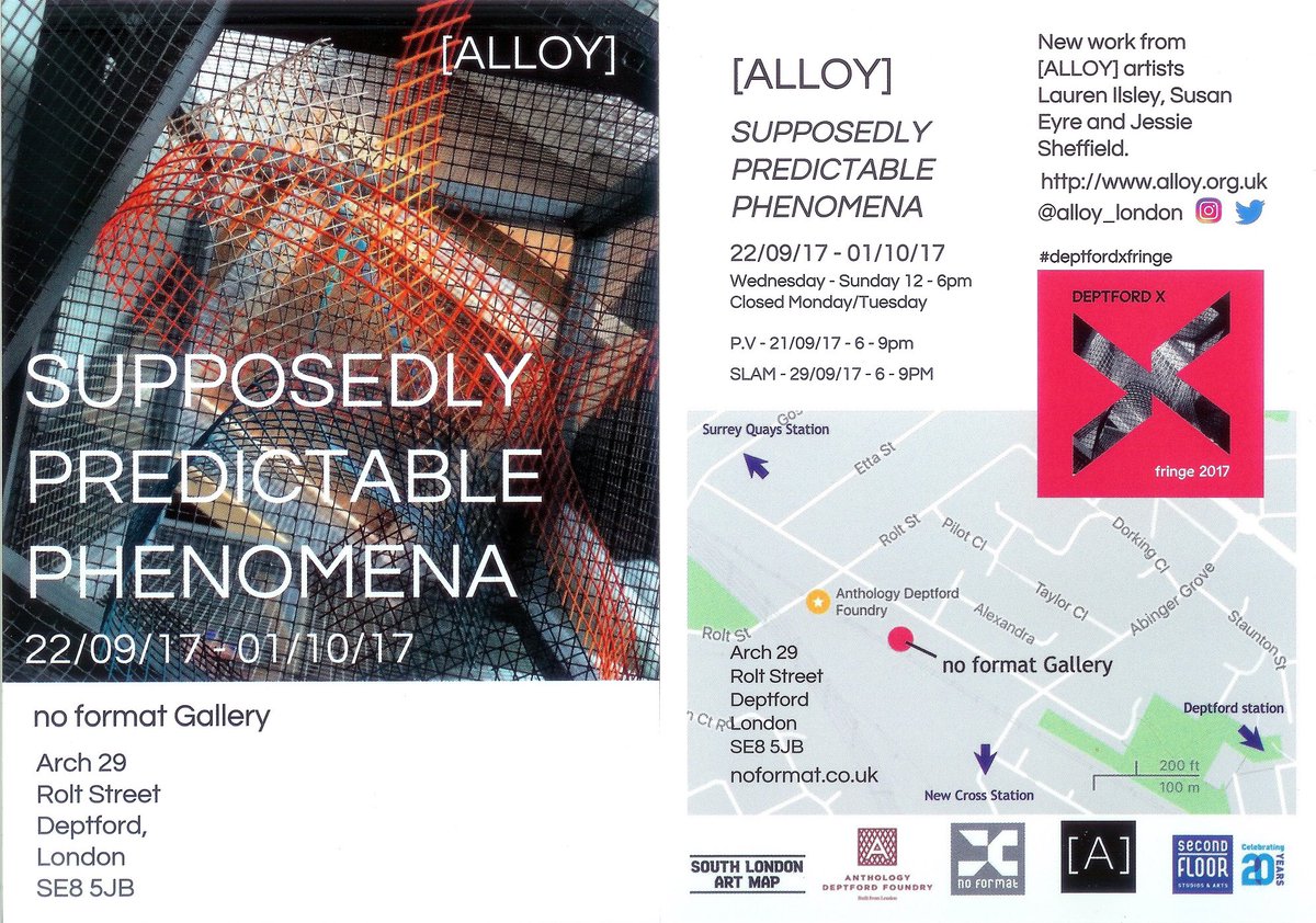 Opening tmw.... #deptfordx let's do it! <a href="/Deptfordx/">Deptford X</a> is the uk's longest running visual arts festival and we are chuffed to be part of it