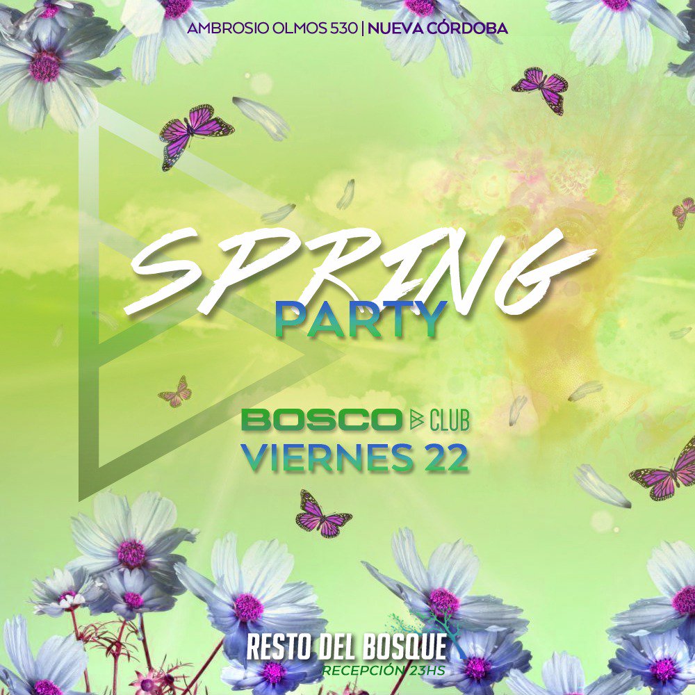 Este viernes te esperamos con muchas sorpresas en Bosco. 
A tu primavera la hacemos diferente.
#SpringParty #BoscoClub 

<a href="/KarlVillano/">🎩 Memes adultos 🎩</a>