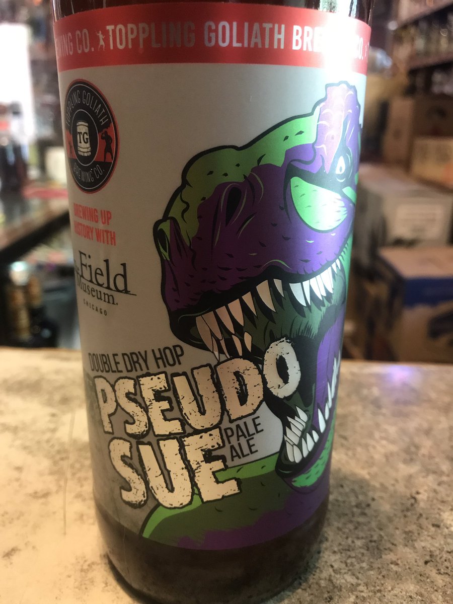 casanovaliquor's tweet photo. This little T-Rex is back. #DDH @TGBrews https://t.co/X1epeAeyDD