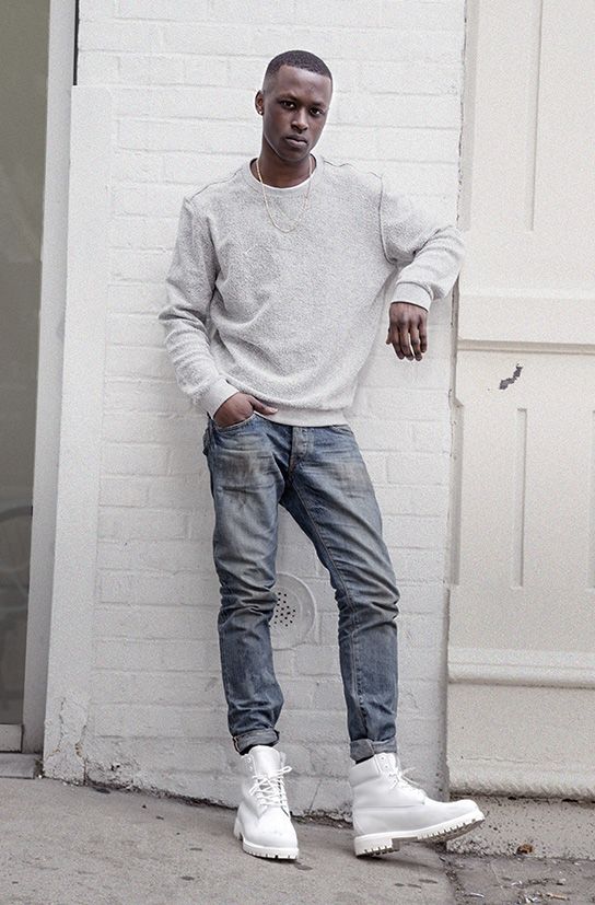 ghost white timberlands
