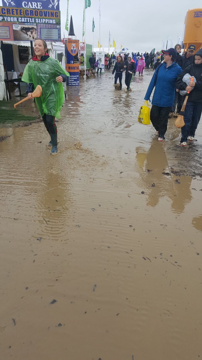 Very Wet day out at the National Ploughing Championships today. Fantastic fun although I may never be dry again. 

 #WellieWednesday