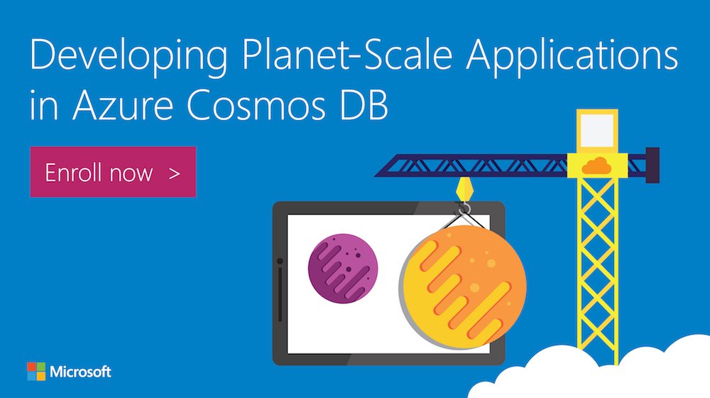 Azure's tweet photo. With #Azure #CosmosDB, you’re three clicks away from #planetscale! Experts share details https://t.co/gZFsFFZKQP #nonrelational https://t.co/R5MD5KVzew