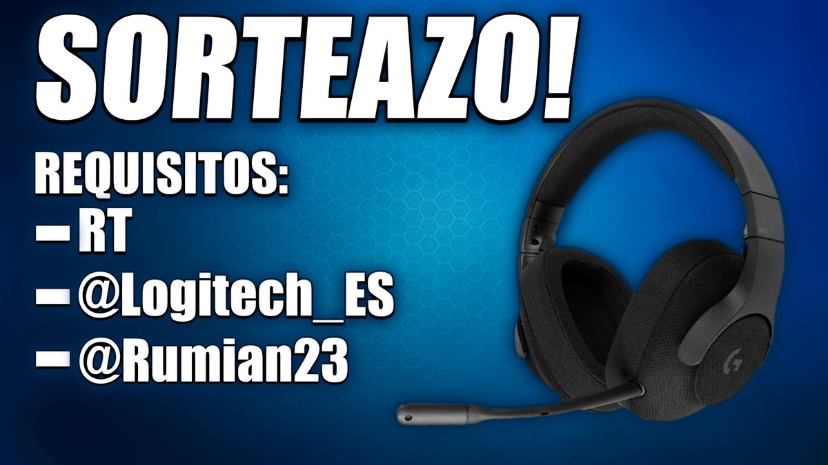 Rumian23's tweet photo. 🔥SORTEO de unos CASCOS G433 !! Valorado en +100 EUROS 🔥
 
- RT a este tweet
- Sigue a @Logitech_ES 
- Sígueme a mi @Rumian23 https://t.co/NWNX0jz5g4