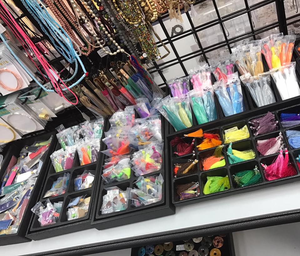 BeadWorldinc's tweet photo. Our #tassel section is looking so luxe!! Come stock up on your favorites! #beadworld #mala #tasselnecklace #tasselearrings #tasseleverything https://t.co/shXduzkCYo