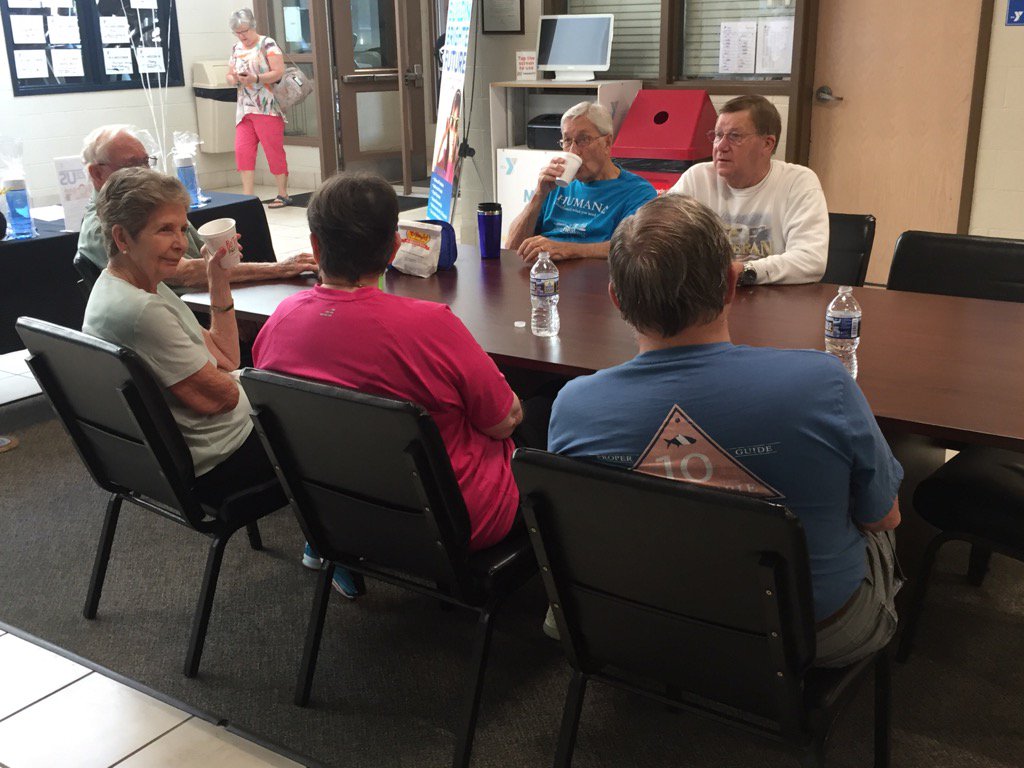 wendyrbroderick's tweet photo. The Y is a gathering place for our @YMCAofColumbia seniors to socialize. #ForAll https://t.co/BAo3ki0ASV