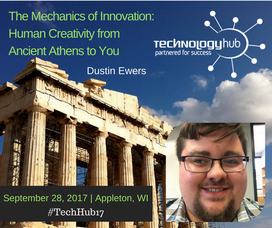 techhubwi's tweet photo. #Techhub17 has amazing speakers - Meet @DustinJEwers Don’t miss his session on "The Mechanics of Innovation” https://t.co/ec0YbumxGM https://t.co/go9X7lS0kY