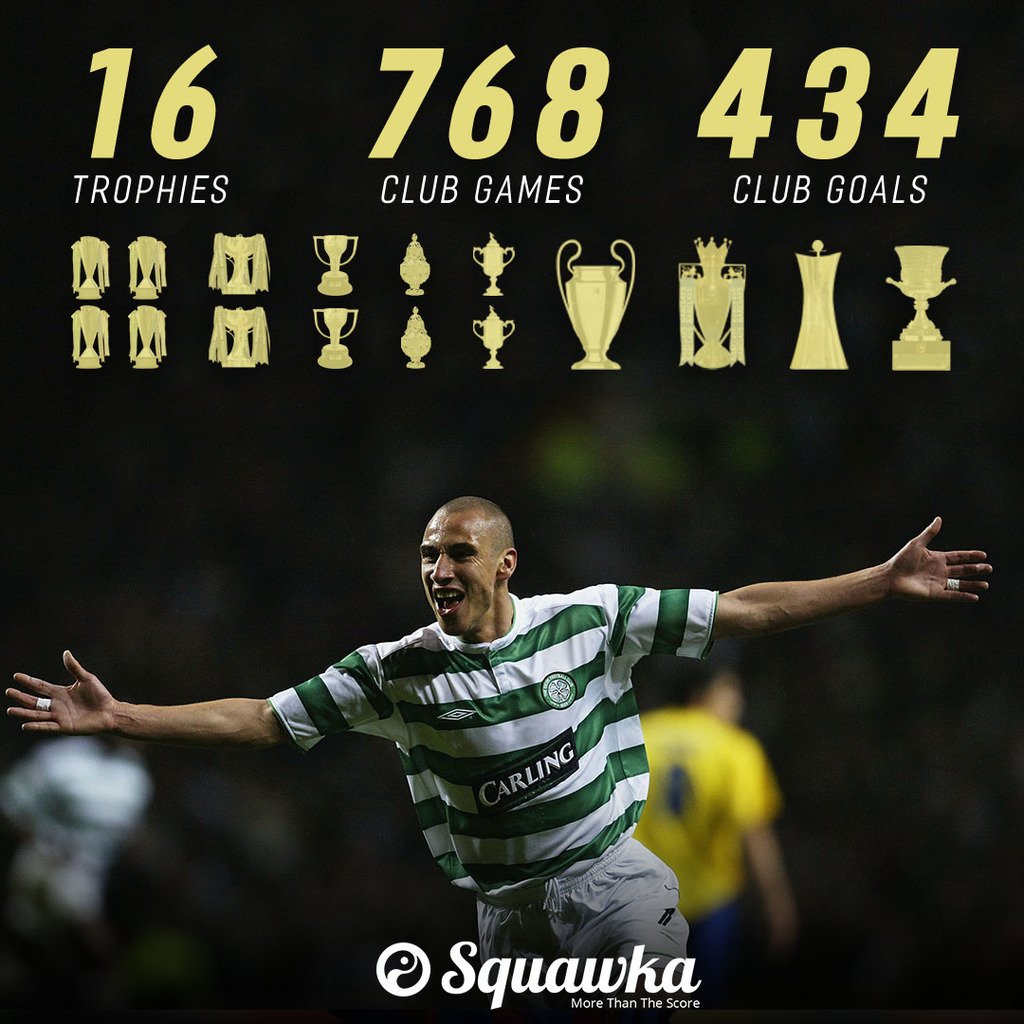 Happy birthday, Henrik Larsson.  Celtic\s all-time record European goalscorer. Legend. 