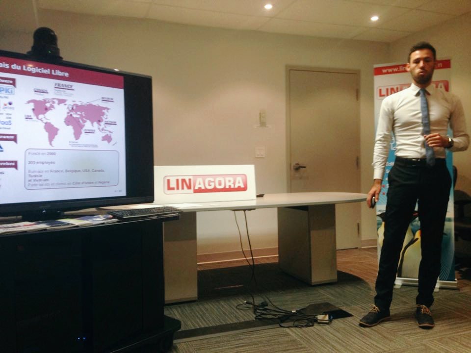 Linagora_Canada's tweet photo. Encore merci à ceux qui ont répondu présent à notre conférence sur le #logiciellibre et sa gouvernance en entreprise lors de #SQIL2017 ! :) https://t.co/DpZmLYEok1