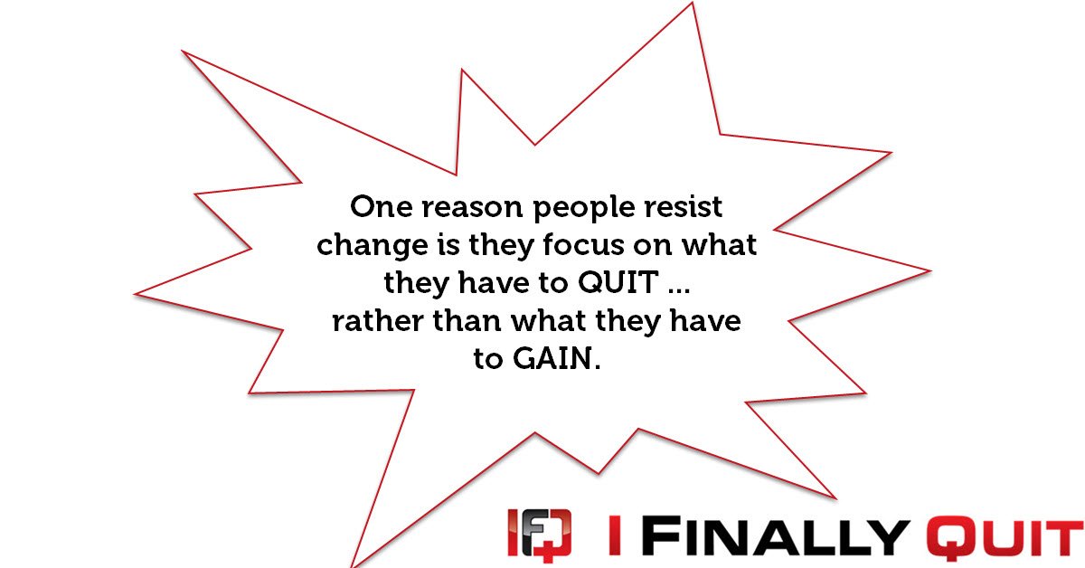 IFinallyQuit's tweet photo. Change is GOOD, when you focus on how you will be improved =) #quitsmoking #quitdrinking #ifinallyquit https://t.co/LVzKPp4ay7