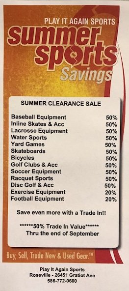 PlayRoseville's tweet photo. Another Beautiful week ahead of us!! #getoutside #Everybodyplays #SummerClearnace #Crazydeals #Pias #Roseville https://t.co/emAXrDzr0O