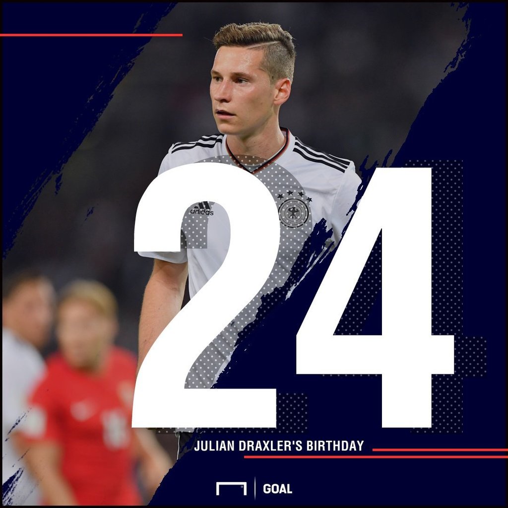  Happy Birthday to PSG_inside & DFB_Team\s Julian Draxler   