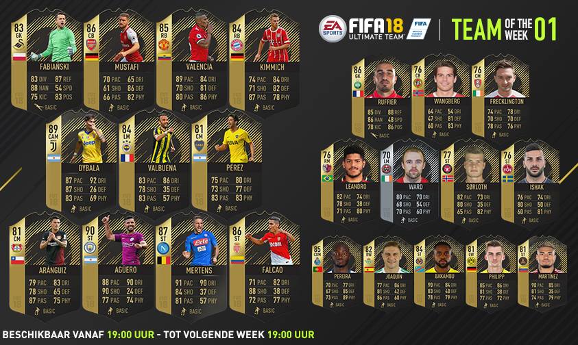 fifarenderz's tweet photo. #TOTW1 #FIFA18 https://t.co/6bTm6Hb6BZ