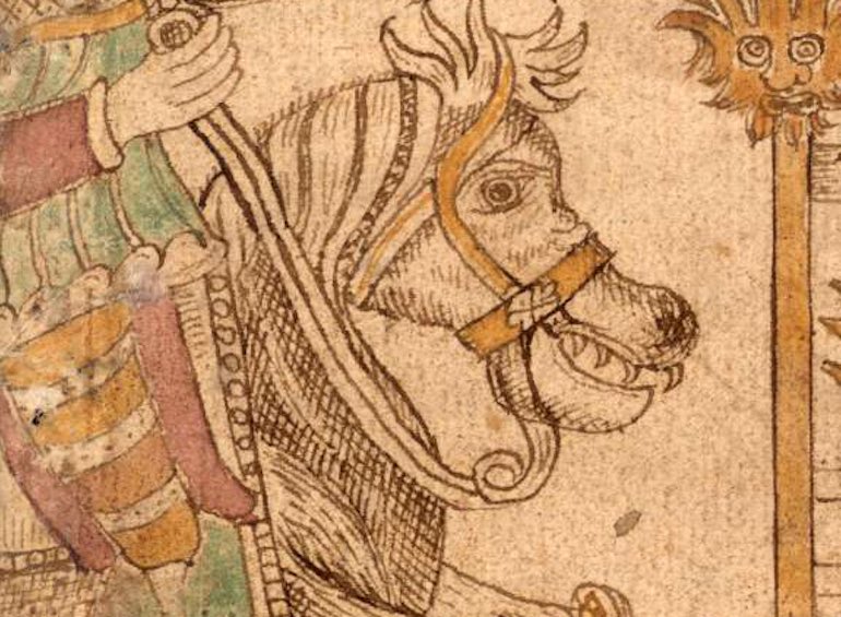 Andrew Nadeau on Twitter: &quot;HIM: Do you know what horses are? MEDIEVAL  ARTIST: Ha ha! Of course I know horkses! HIM: Horses. MEDIEVAL  ARTIST:…Horp-horpses.… https://t.co/eY8wCilRgo&quot;