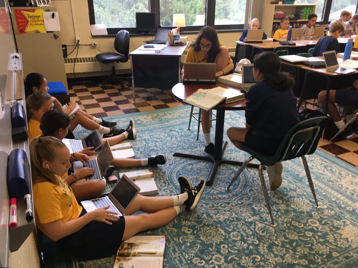MarieMu83840428's tweet photo. 7thgrade enjoying flexible seating in Social Studies! @StAugustineElem @DBallWriter @Principal567 @archbalt @CCASTAcom https://t.co/NxpBotkgWd