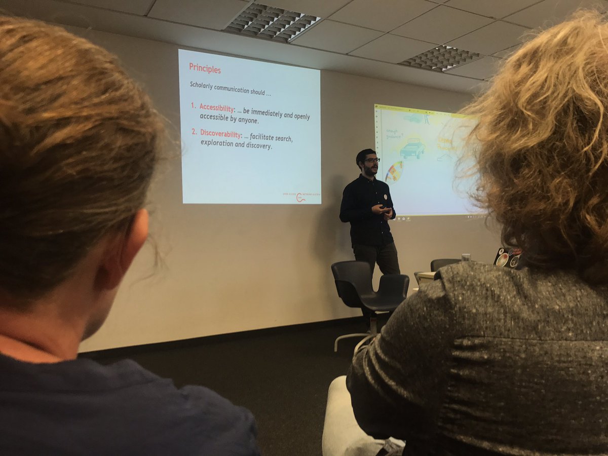 OIS_Center's tweet photo. @PeterKraker presenting the #Viennaprinciples #OSWorkshop17 https://t.co/p38CJJVqTP