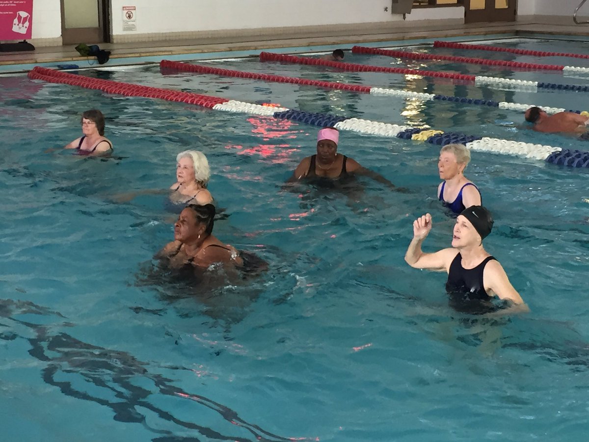 wendyrbroderick's tweet photo. Busy morning at our @YMCAofColumbia NorthWest branch pool. From aqua zumba, lap swimming, to homeschool swim lessons! https://t.co/DaxbwCWyuq
