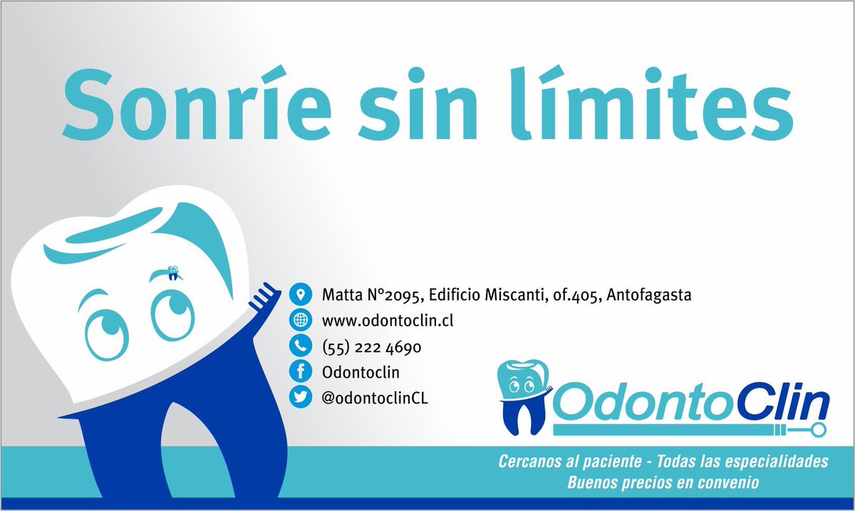 odontoclinCL's tweet photo. Ocho años de experiencia. Todas las especialidades https://t.co/szHHzJmnzB https://t.co/eu4xxjjyjN