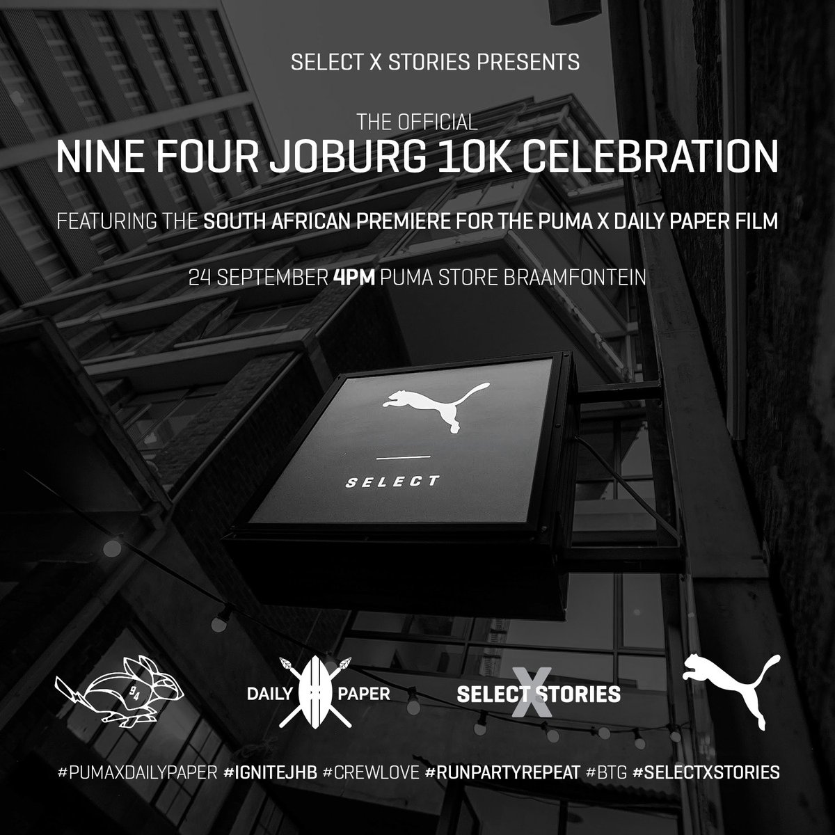 SlyCreative's tweet photo. A little something @PUMASouthAfrica has brewing this weekend in the Select Courtyard. #OurWork https://t.co/MQaX8Q3AE0