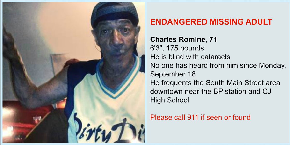 Dayton Police Dept On Twitter Missingadultcharles