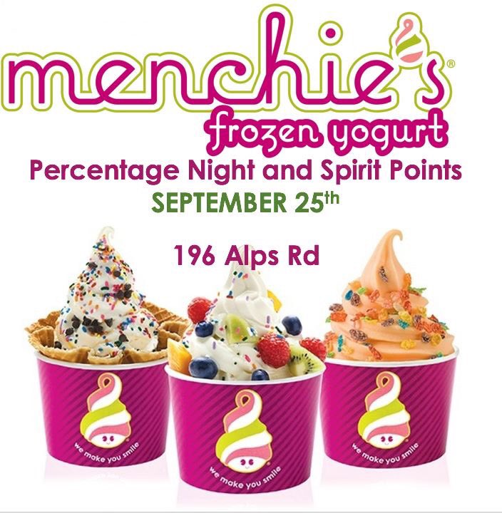 Swirl it up and earn some spirit points at our Menchie's Percentage Night! 1 sign in with your sorority name = 1 point! #LaunchtheGrind