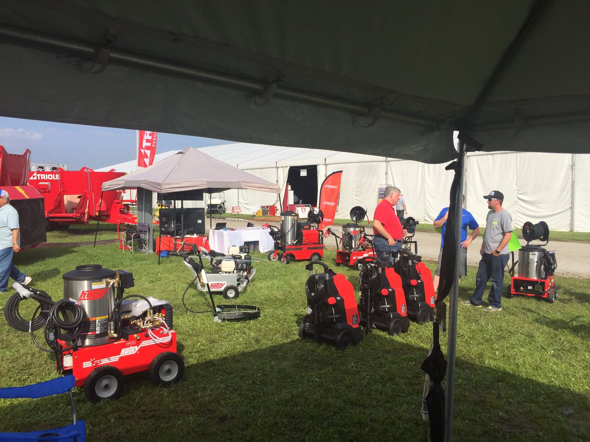 hotsytc's tweet photo. There's no better time to buy a Hotsy then today and tomorrow at the Farm Science Review in London Ohio. https://t.co/tvtdZwMuJt