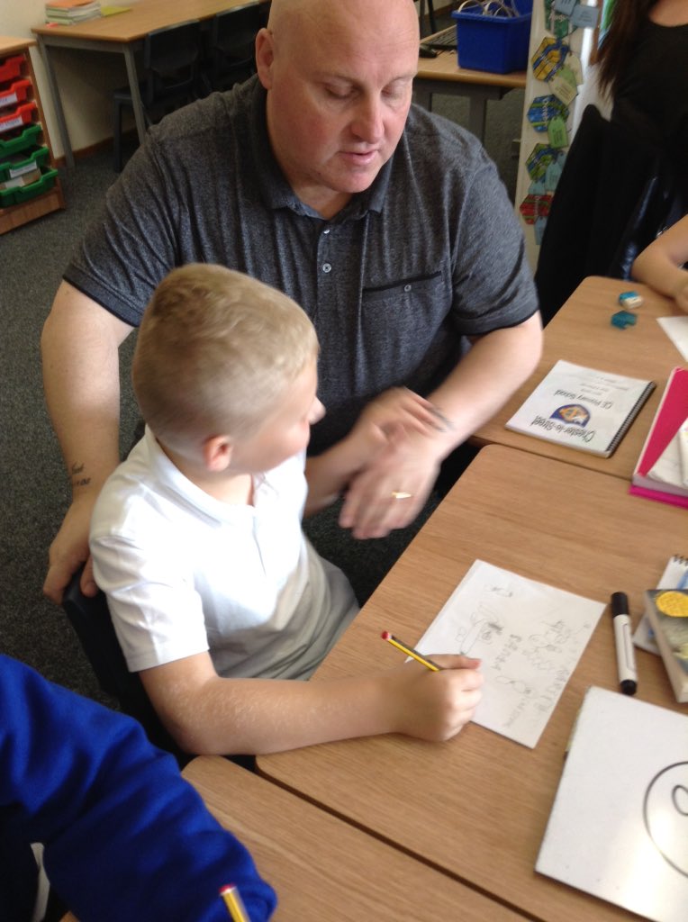 Year4CLS_CE's tweet photo. Making Christmas cards with a little help @ChesterleStCofE https://t.co/IWga5nOhuG