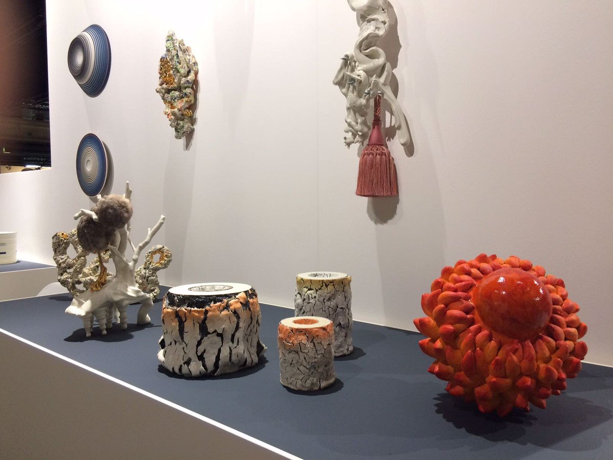 PulsCeramics's tweet photo. Louise Hindsgavl, Irina Razumovskaya, Andrew Casto and Jin Eui Kim at #TRESOR2017 with support from #statenskunstfond #dkkultur https://t.co/eSCRz9J6Ej