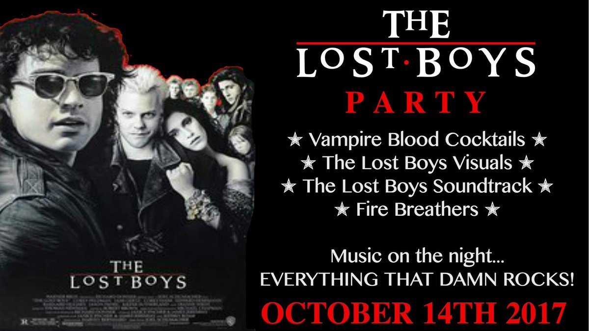 Tickets on sale now for our Lost Boys night next month!! Grab yours to get involved in all this fun!! seetickets.com/event/the-lost…