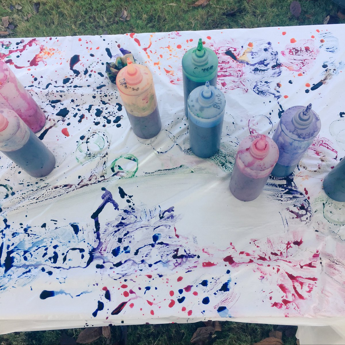 explorecircuit's tweet photo. Tye-dye and smoothies for @chattech students today @explorecircuit Perfect idea for Summer-Fall transition. #studentlife #chattech https://t.co/QSsPVQTI3r